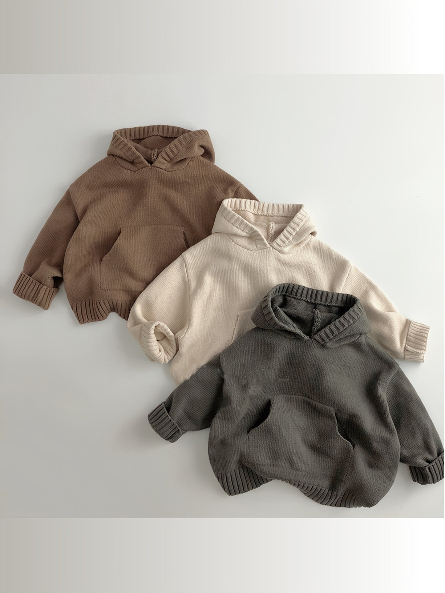 Sync. Retro Gebreide Hoodie