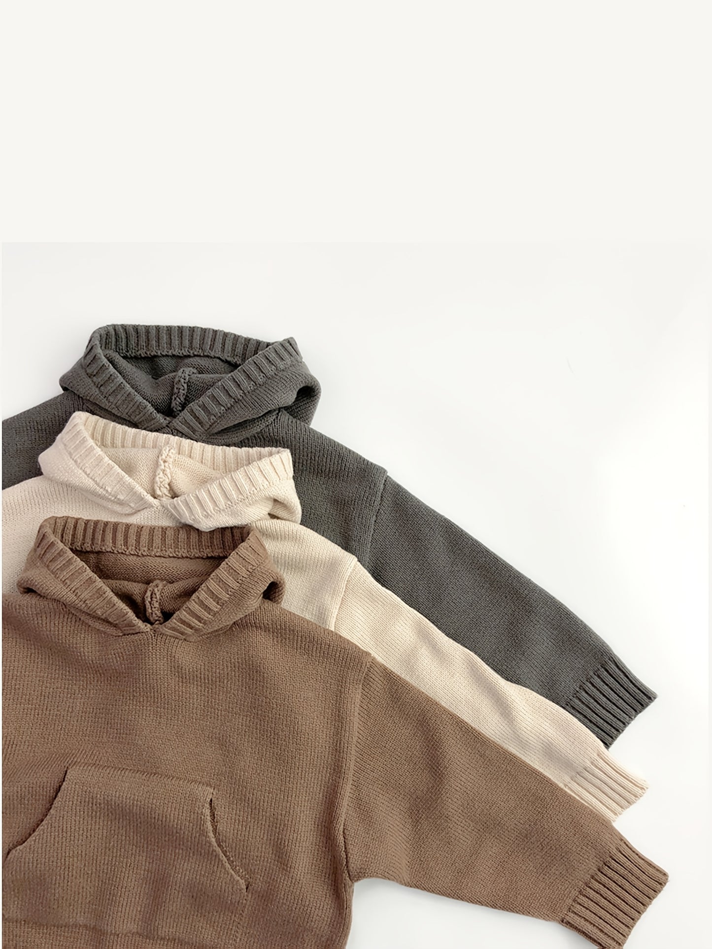 Sync. Retro Gebreide Hoodie