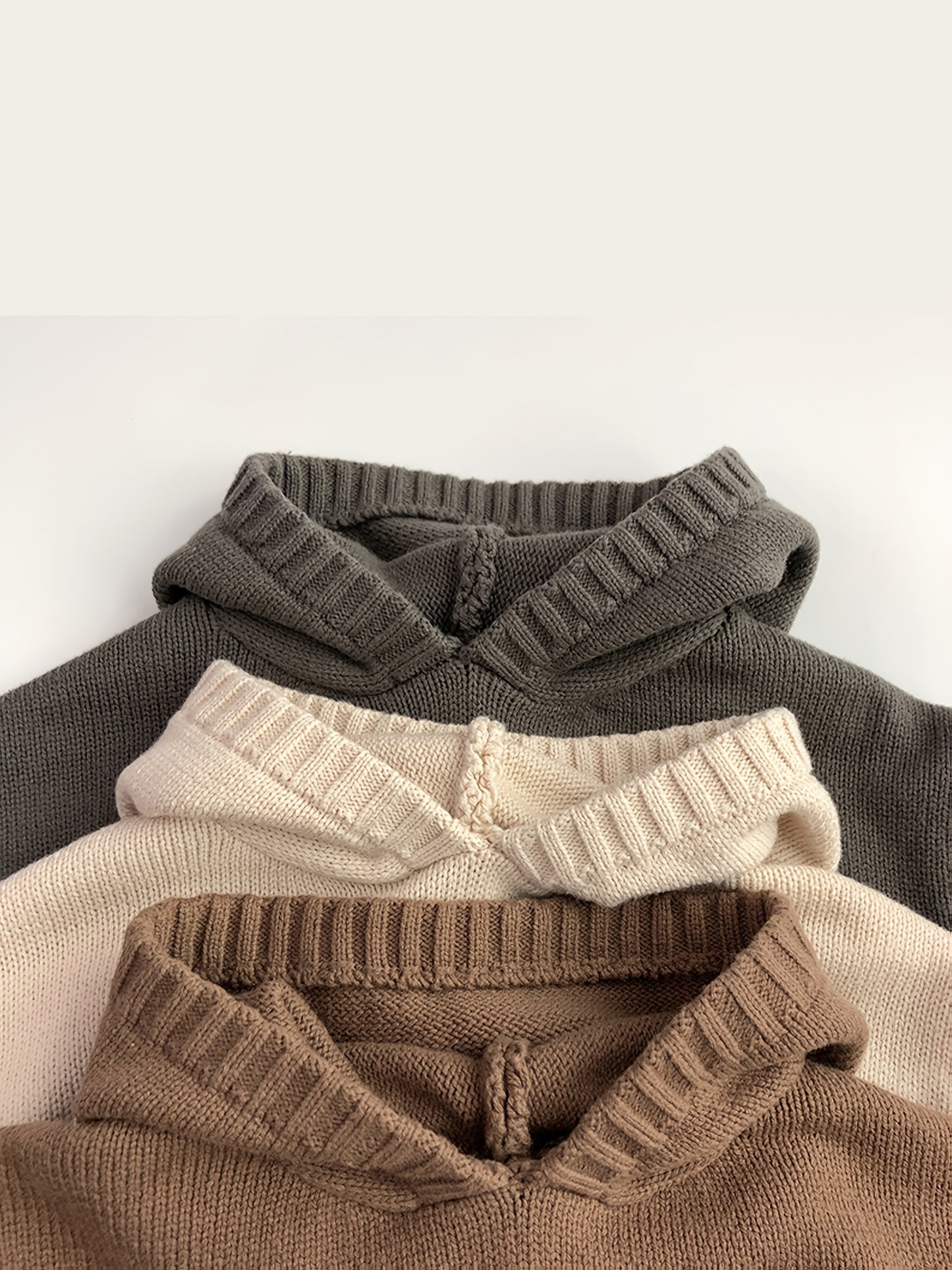 Sync. Retro Gebreide Hoodie