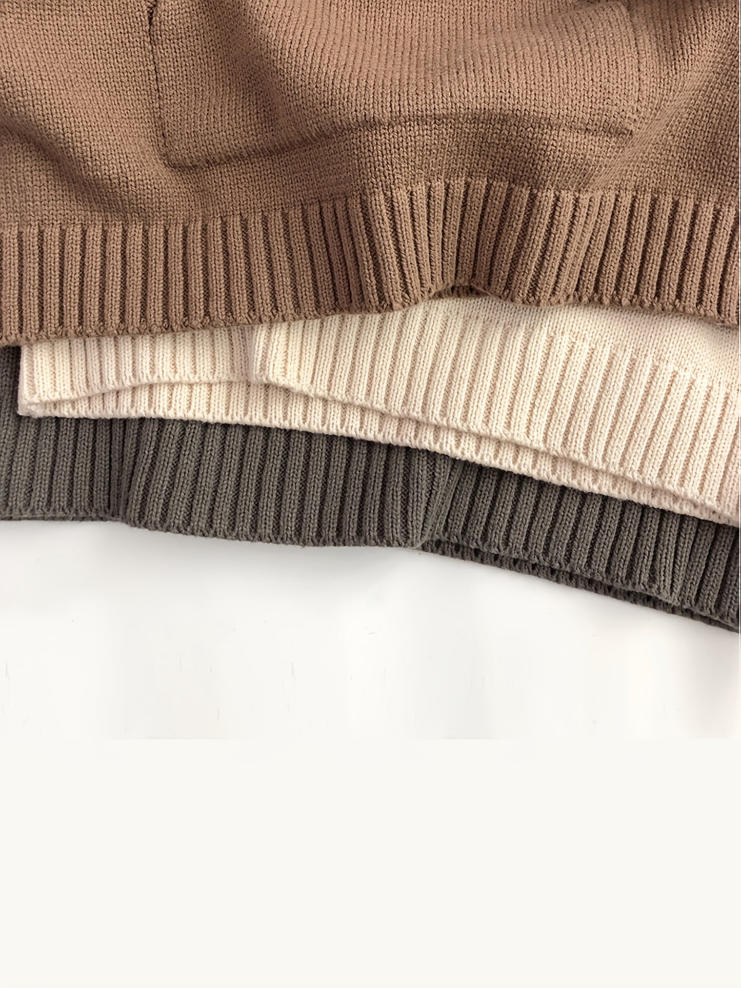 Sync. Retro Gebreide Hoodie